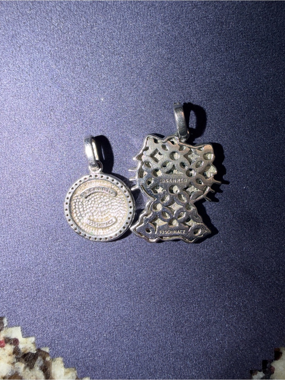 Diamonique Silver Hello Kitty Crystal Virgo Charms - Picture 2 of 4